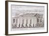 The Temple of Solomon, Jerusalem, from "Entwurf Einer Historischen Architektur," 1721-Johann Bernhard Fischer Von Erlach-Framed Giclee Print