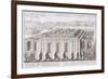 The Temple of Solomon, Jerusalem, from "Entwurf Einer Historischen Architektur," 1721-Johann Bernhard Fischer Von Erlach-Framed Giclee Print