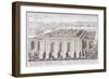 The Temple of Solomon, Jerusalem, from "Entwurf Einer Historischen Architektur," 1721-Johann Bernhard Fischer Von Erlach-Framed Giclee Print