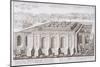 The Temple of Solomon, Jerusalem, from "Entwurf Einer Historischen Architektur," 1721-Johann Bernhard Fischer Von Erlach-Mounted Giclee Print