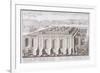 The Temple of Solomon, Jerusalem, from "Entwurf Einer Historischen Architektur," 1721-Johann Bernhard Fischer Von Erlach-Framed Premium Giclee Print