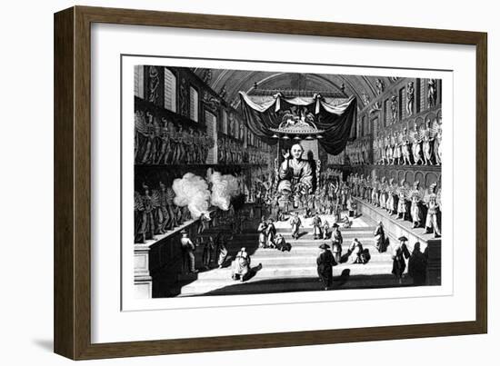 The Temple of Ten Thousand Idols in Japan, 1884-A Thom-Framed Giclee Print