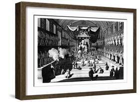 The Temple of Ten Thousand Idols in Japan, 1884-A Thom-Framed Giclee Print