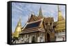 The Temple of the Emerald Buddha, Grand Palace, Bangkok, Thailand, Southeast Asia, Asia-Jean-Pierre De Mann-Framed Stretched Canvas