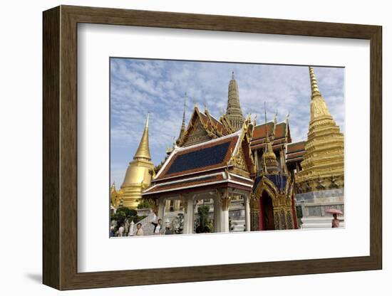 The Temple of the Emerald Buddha, Grand Palace, Bangkok, Thailand, Southeast Asia, Asia-Jean-Pierre De Mann-Framed Photographic Print