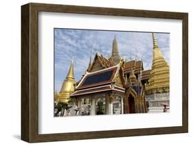 The Temple of the Emerald Buddha, Grand Palace, Bangkok, Thailand, Southeast Asia, Asia-Jean-Pierre De Mann-Framed Photographic Print