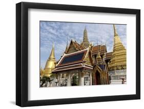 The Temple of the Emerald Buddha, Grand Palace, Bangkok, Thailand, Southeast Asia, Asia-Jean-Pierre De Mann-Framed Photographic Print