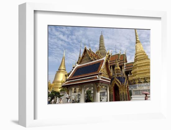 The Temple of the Emerald Buddha, Grand Palace, Bangkok, Thailand, Southeast Asia, Asia-Jean-Pierre De Mann-Framed Photographic Print