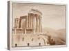 The Temple of the Tiburtine Sibyl, 1833-Agostino Tofanelli-Stretched Canvas