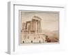 The Temple of the Tiburtine Sibyl, 1833-Agostino Tofanelli-Framed Giclee Print