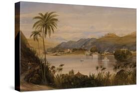 The Temple of the Tooth, Kandy, Ceylon, c.1852-Andrew Nicholl-Stretched Canvas