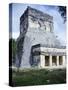 The Temple of Tigers or Jaguars in Chichen Itza-null-Stretched Canvas