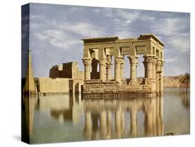 The Temple of Trajan, on the Island of Philae, Egypt-English Photographer-Stretched Canvas