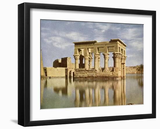 The Temple of Trajan, on the Island of Philae, Egypt-English Photographer-Framed Giclee Print