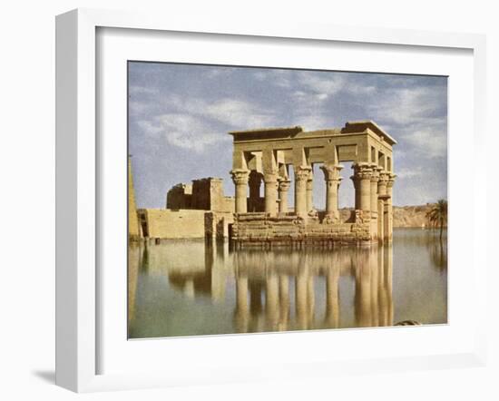 The Temple of Trajan, on the Island of Philae, Egypt-English Photographer-Framed Giclee Print