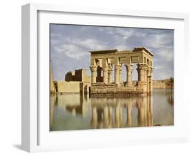 The Temple of Trajan, on the Island of Philae, Egypt-English Photographer-Framed Giclee Print