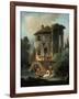 The Temple of Vesta at Tivoli, Rome, 1831-Landelot-Theodore Turpin De Crisse-Framed Giclee Print