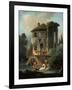 The Temple of Vesta at Tivoli, Rome, 1831-Landelot-Theodore Turpin De Crisse-Framed Giclee Print