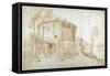 The Temple of Vesta in the Forum Boarium-Sebastian Vrancx-Framed Stretched Canvas