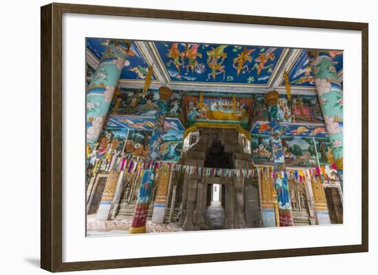 The Temple of Wat (Phnom) Nokor-Michael Nolan-Framed Photographic Print