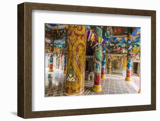 The Temple of Wat (Phnom) Nokor-Michael Nolan-Framed Photographic Print