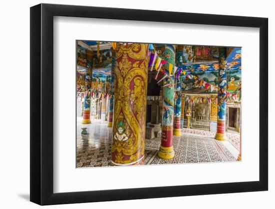 The Temple of Wat (Phnom) Nokor-Michael Nolan-Framed Photographic Print