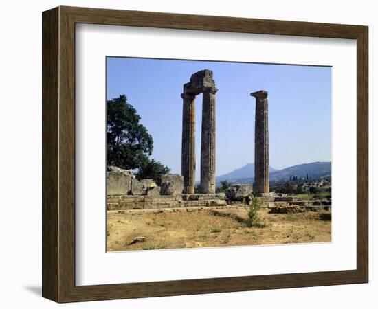 The Temple of Zeus in Nemea, Greece-null-Framed Giclee Print