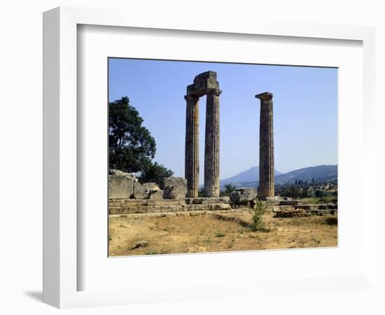 The Temple of Zeus in Nemea, Greece-null-Framed Giclee Print