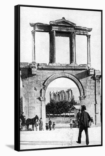 The Temple of Zeus, Olympia, Greece, 1922-null-Framed Stretched Canvas