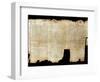 The Temple Scroll, from the Dead Sea Scrolls-null-Framed Photographic Print