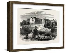 The Temple Stairs, 1680, London-null-Framed Giclee Print