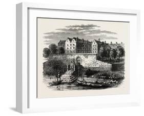 The Temple Stairs, 1680, London-null-Framed Giclee Print