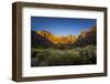 The Temples and Towers of Virgin in Utah's Zion National Park at Sunrise-Clint Losee-Framed Premium Photographic Print