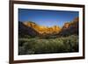 The Temples and Towers of Virgin in Utah's Zion National Park at Sunrise-Clint Losee-Framed Photographic Print