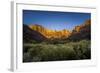 The Temples and Towers of Virgin in Utah's Zion National Park at Sunrise-Clint Losee-Framed Photographic Print