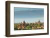 The Temples of Bagan at Sunrise, Bagan, Myanmar-lkunl-Framed Photographic Print