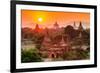 The Temples of Bagan(Pagan), Mandalay, Myanmar-lkunl-Framed Photographic Print