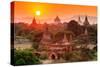 The Temples of Bagan(Pagan), Mandalay, Myanmar-lkunl-Stretched Canvas