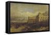 The Temples of Paestum-William Linton-Framed Stretched Canvas