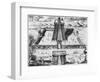 The Templo Mayor at Tenochtitlan, from "Historia de Nueva Espana", 1770-null-Framed Giclee Print