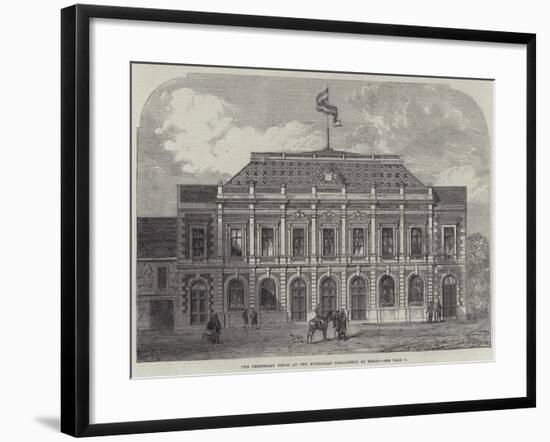 The Temporary House of the Hungarian Parliament at Pesth-null-Framed Giclee Print