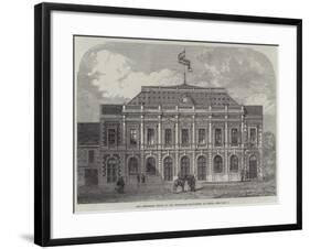 The Temporary House of the Hungarian Parliament at Pesth-null-Framed Giclee Print