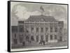 The Temporary House of the Hungarian Parliament at Pesth-null-Framed Stretched Canvas