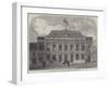 The Temporary House of the Hungarian Parliament at Pesth-null-Framed Giclee Print