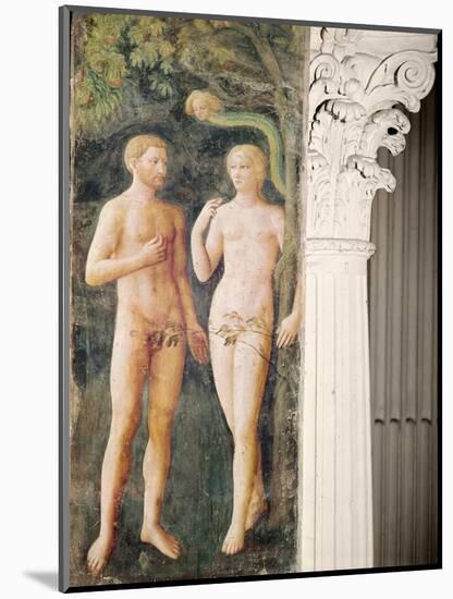 The Temptation of Adam and Eve, C.1423-25-Tommaso Masolino Da Panicale-Mounted Giclee Print