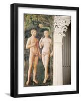 The Temptation of Adam and Eve, C.1423-25-Tommaso Masolino Da Panicale-Framed Giclee Print