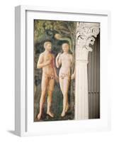 The Temptation of Adam and Eve, C.1423-25-Tommaso Masolino Da Panicale-Framed Giclee Print