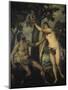 The Temptation of Adam and Eve-Titian (Tiziano Vecelli)-Mounted Giclee Print