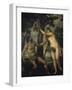 The Temptation of Adam and Eve-Titian (Tiziano Vecelli)-Framed Giclee Print