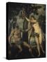 The Temptation of Adam and Eve-Titian (Tiziano Vecelli)-Stretched Canvas
